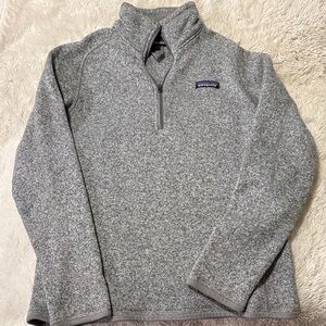 Patagonia Women’s Better Sweater, Zip-Up Sweater in Heather Gray